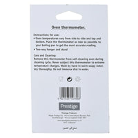 Prestige Oven Thermometer|Durable|High Accuracy|Wide Temperature Range | PR162 - Silver