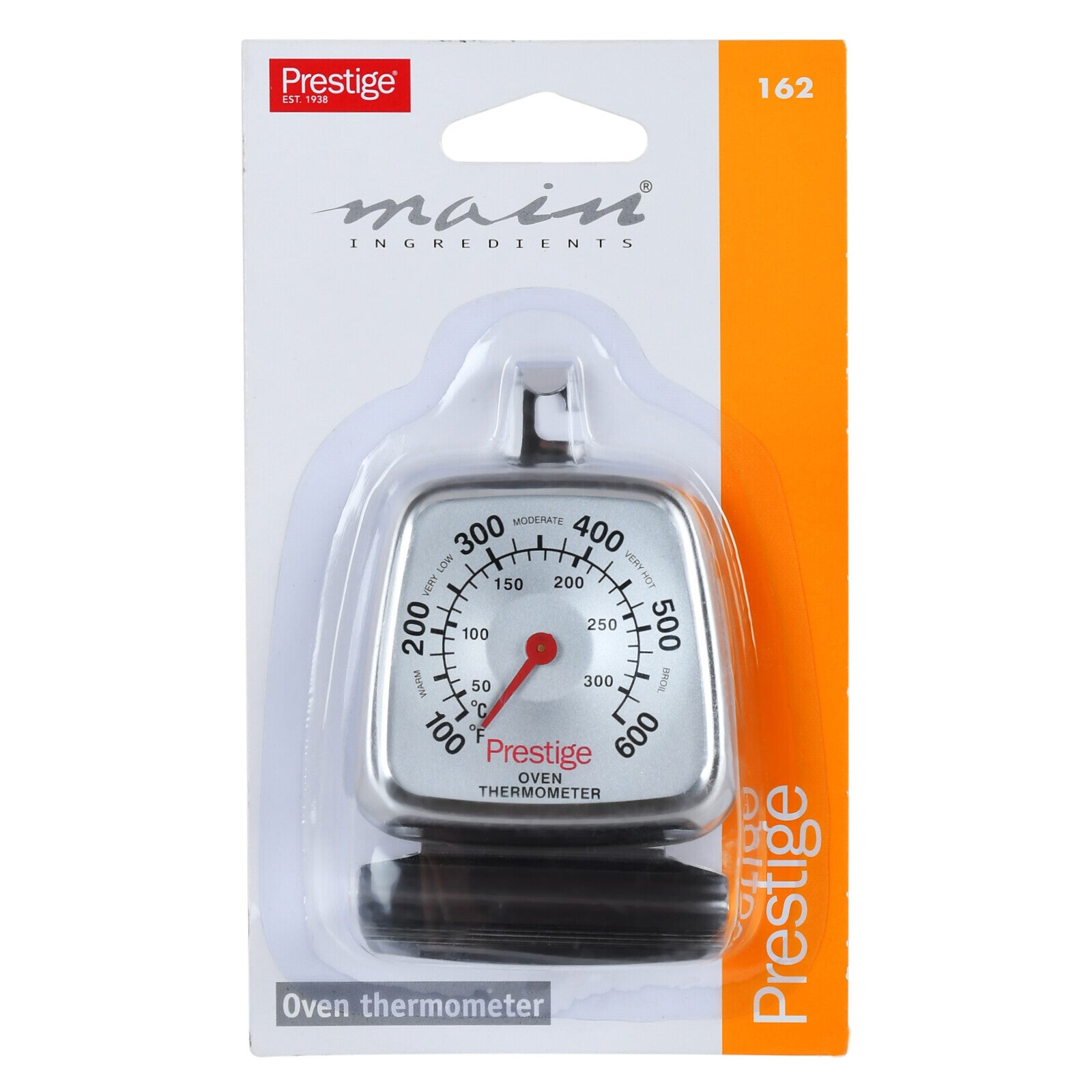 Prestige Oven Thermometer|Durable|High Accuracy|Wide Temperature Range | PR162 - Silver