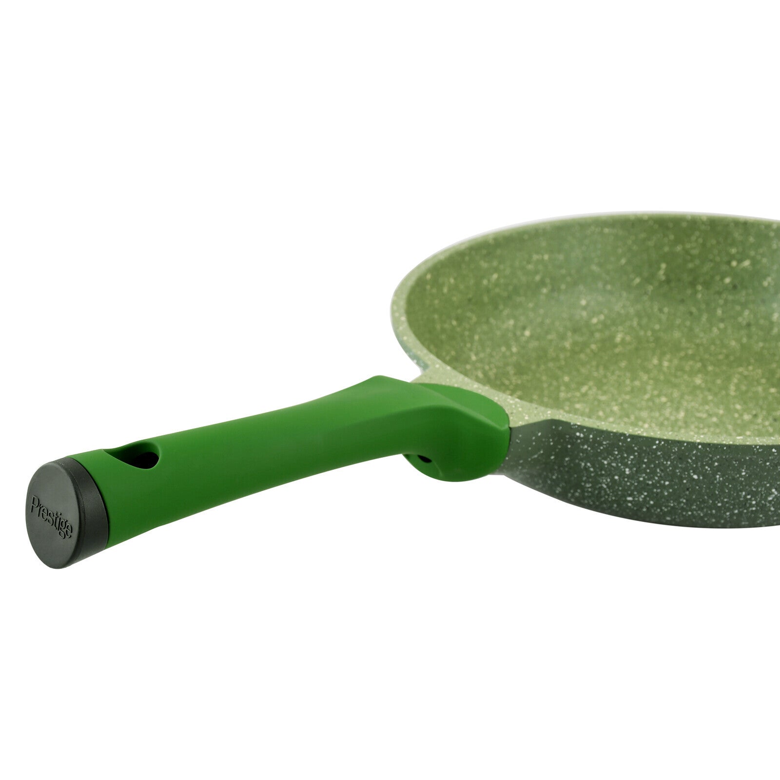 Prestige Essentials Granite Non-Stick Fry Pan 30cm | Induction Compatible Cast Aluminium Frying Pan | Green - PR81104
