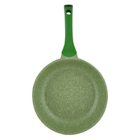 Prestige Essentials Granite Non-Stick Fry Pan 28cm | Induction Compatible Cast Aluminium Frying Pan | Green - PR81103