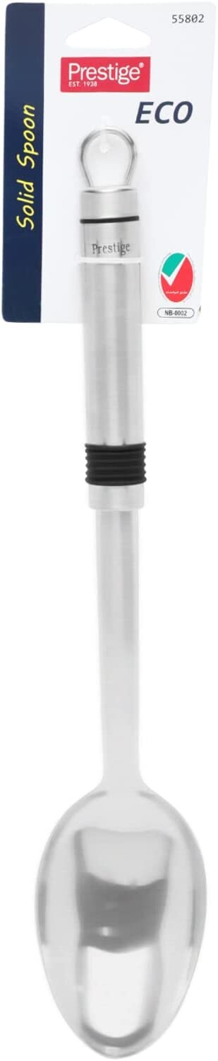 Prestige Eco Solid Spoon with Rubber Grip | PR55802