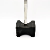 Prestige Meat Tenderizer | Meat Tenderizer Hammer with Comfortable-Grip Handle | Dual-side Mallet for Kitchen | Heavy Duty Pounder For Tenderizing Steak | Black - PR5172