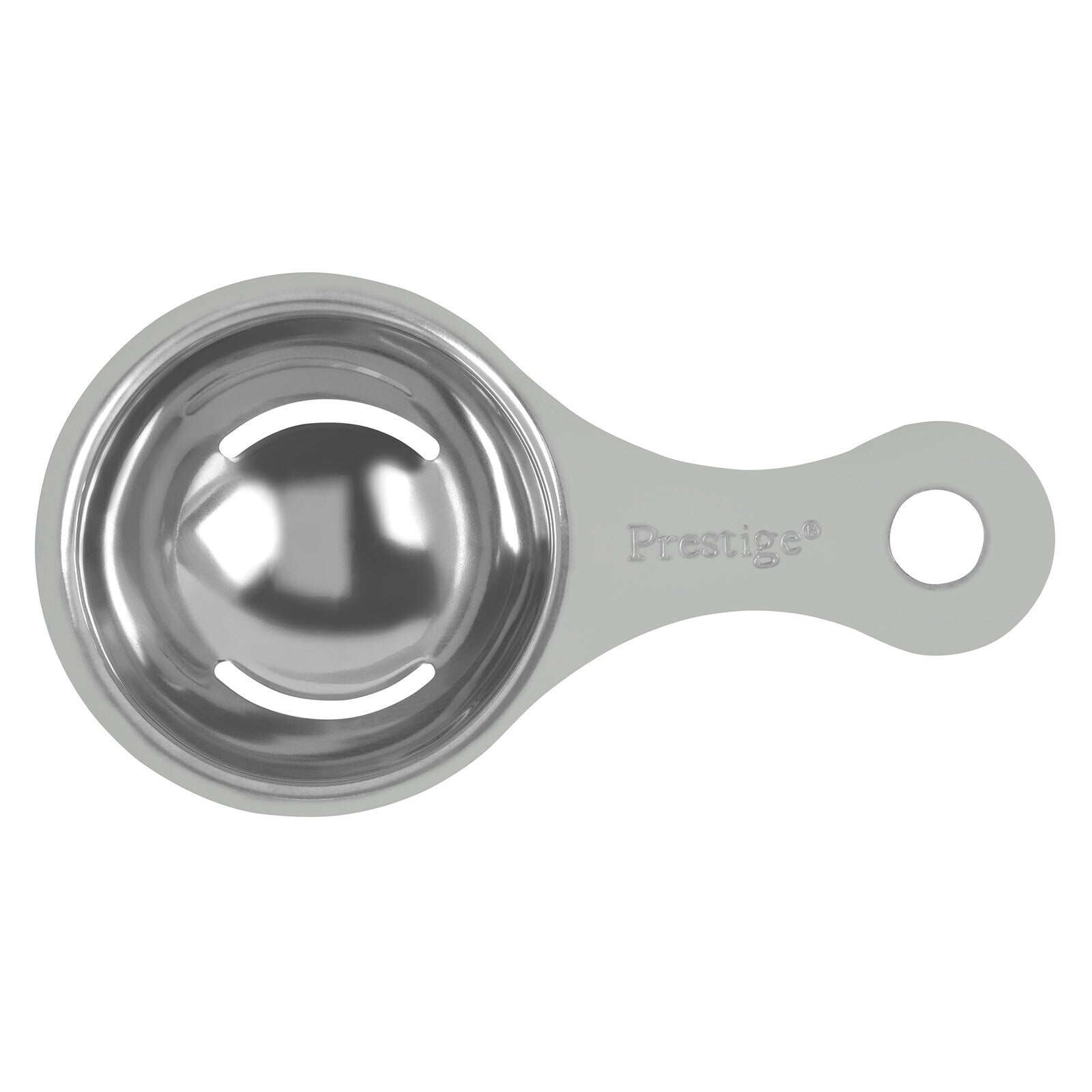Prestige Egg Separator | Stainless Steel Yolk Egg White Filter | Kitchen Gadget | Silver - PR50156
