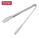 Prestige Stainless Steel Tong | Kitchen Cooking Tongs | Cooking Barbecue Grilling Food Tongs | Steak Tongs, Salad Tongs, Dessert Tongs For Buffet | PR49076