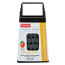 Prestige Stainless Steel Mini Box Grater|Sturdy and durable|Soft grip handle| Black - PR50153