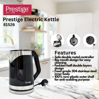 Prestige Stainless Steel Electic Kettle 1.8 Ltr | PR81526