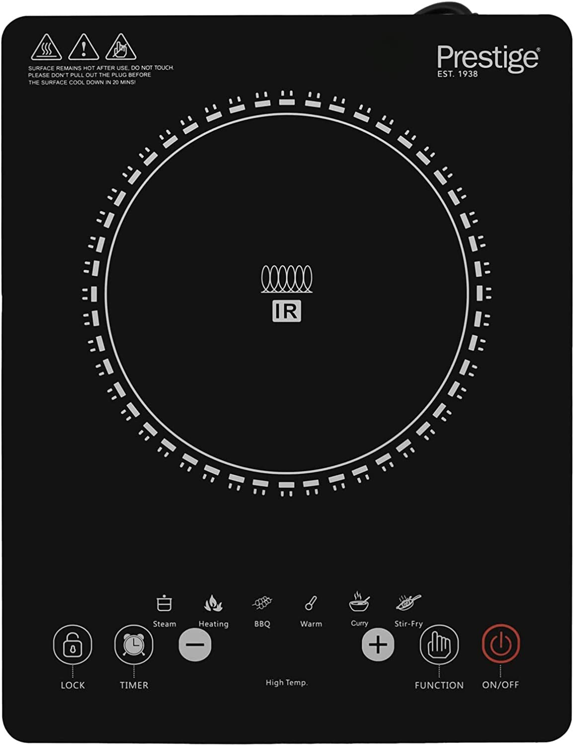 Prestige Single Infrared Cooker 2000W | PR7505