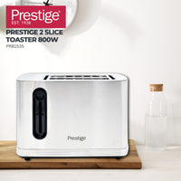 Prestige Stainless Steel 2 Slice Toaster 800W | PR81535