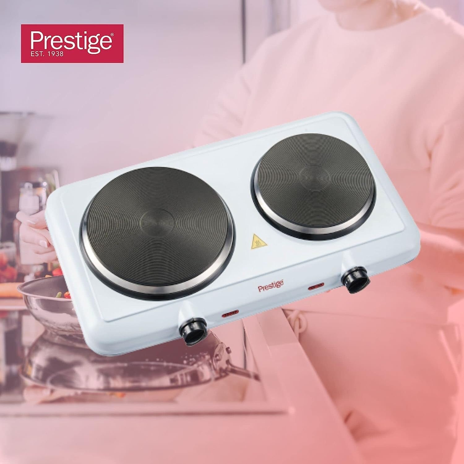 Prestige Double Hot Plate - 2500W | PR81524