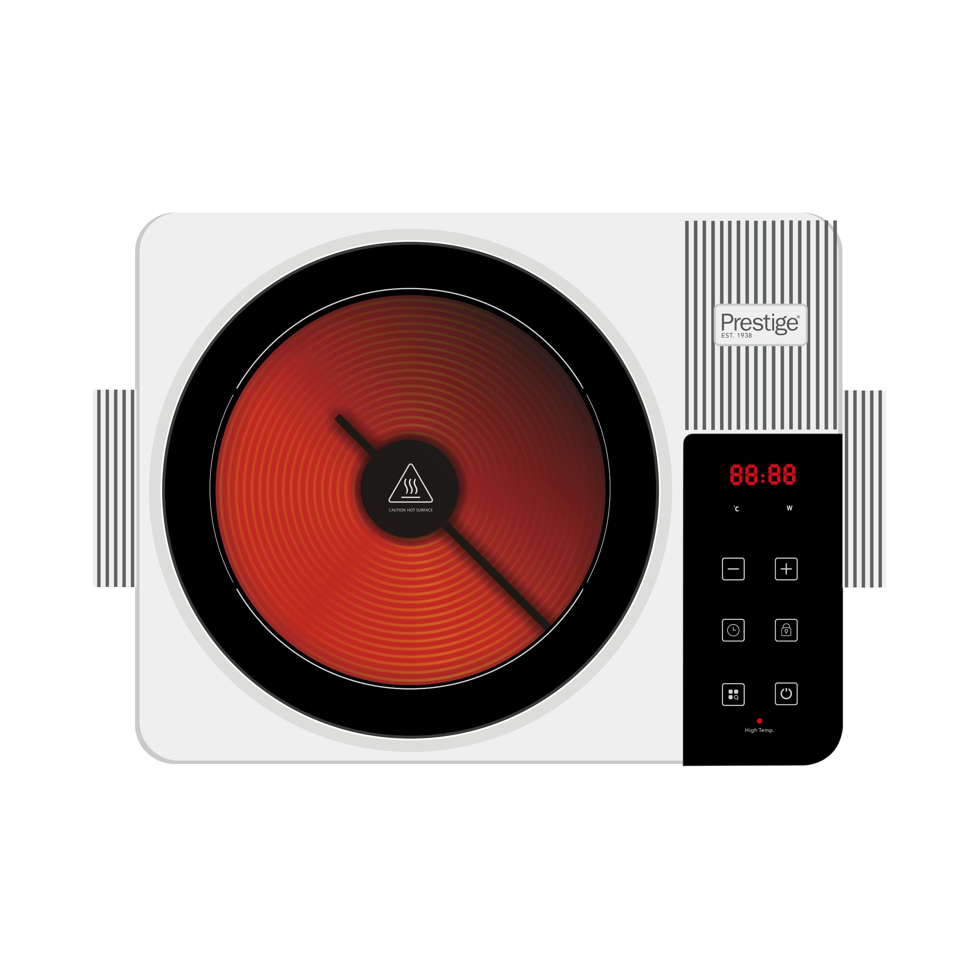 Prestige Single Infrared Cooker Square- 2000W | PR81538