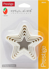 Prestige Star Shape Pastry Cutter Set of 5 | PR8053