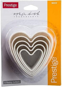 Prestige Heart Shape Pastry Cutter Set of 5 | PR8052