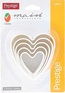 Prestige Heart Shape Pastry Cutter Set of 5 | PR8052