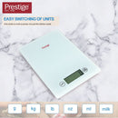 Prestige Digital Kitchen Scale LCD Display - White | PR81005
