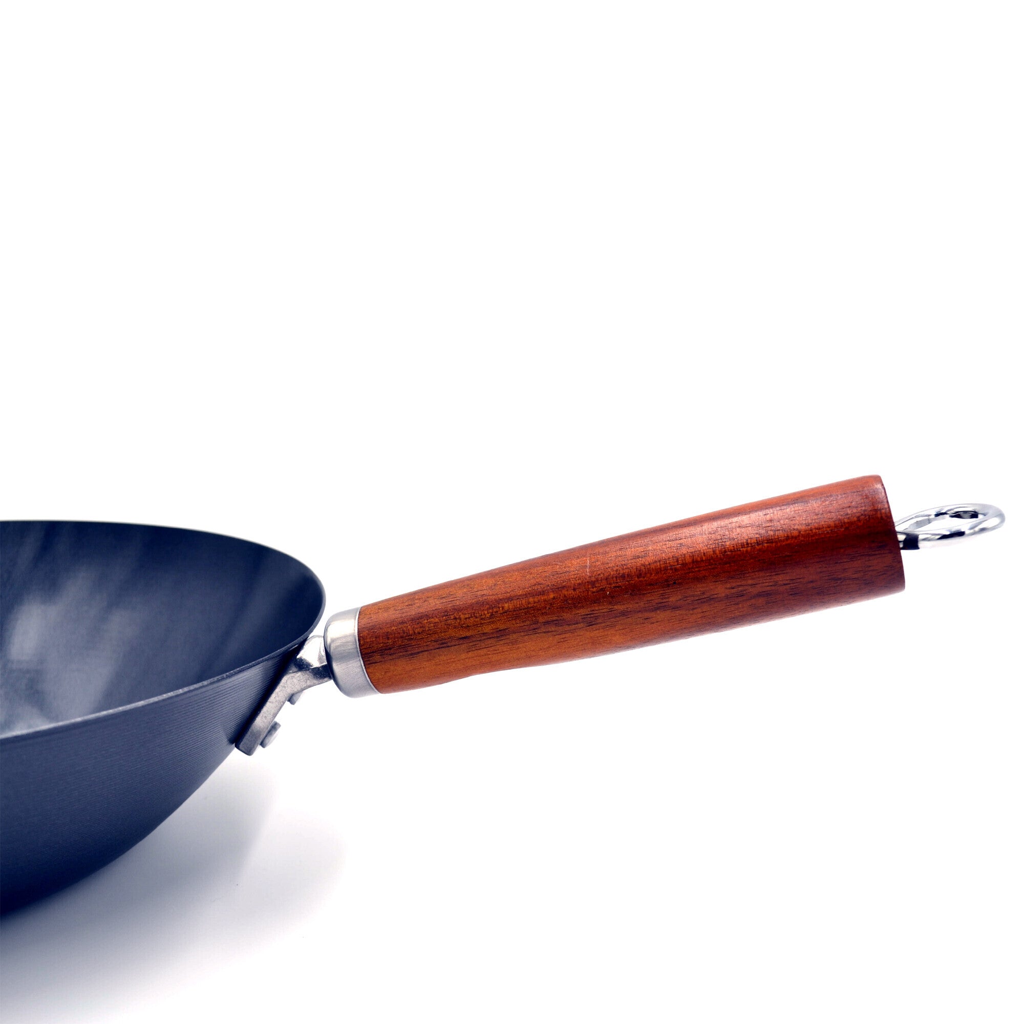 Prestige Nonstick Wok Pan 20Cm | Stir Fring Pan with wooden Handle | Black - PR42254