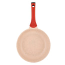 Prestige Essentials Granite 12 Piece Non-Stick Cast Aluminium Cookware sets |Induction Compatible Pots and Pans Set | Pink - PR80964