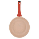 Prestige Essentials Granite 7 Piece Non-Stick Cast Aluminium Cookware Sets | Induction Compatible Pots and Pans Set | Pink - PR80961