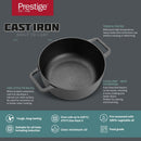Prestige Cast Iron Pre-Seasoned Casserole 20 CM | PR48896