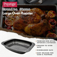Prestige Granite Stone Large Oven Roaster | PR48766