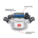 Prestige Svachh FLIP-ON Mini SS Pressure Cooker 18 cm-2 L with Glass Lid | MPF20164