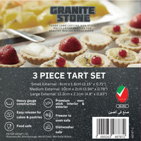 Prestige Granite 3Pc Tart Set | PR48787