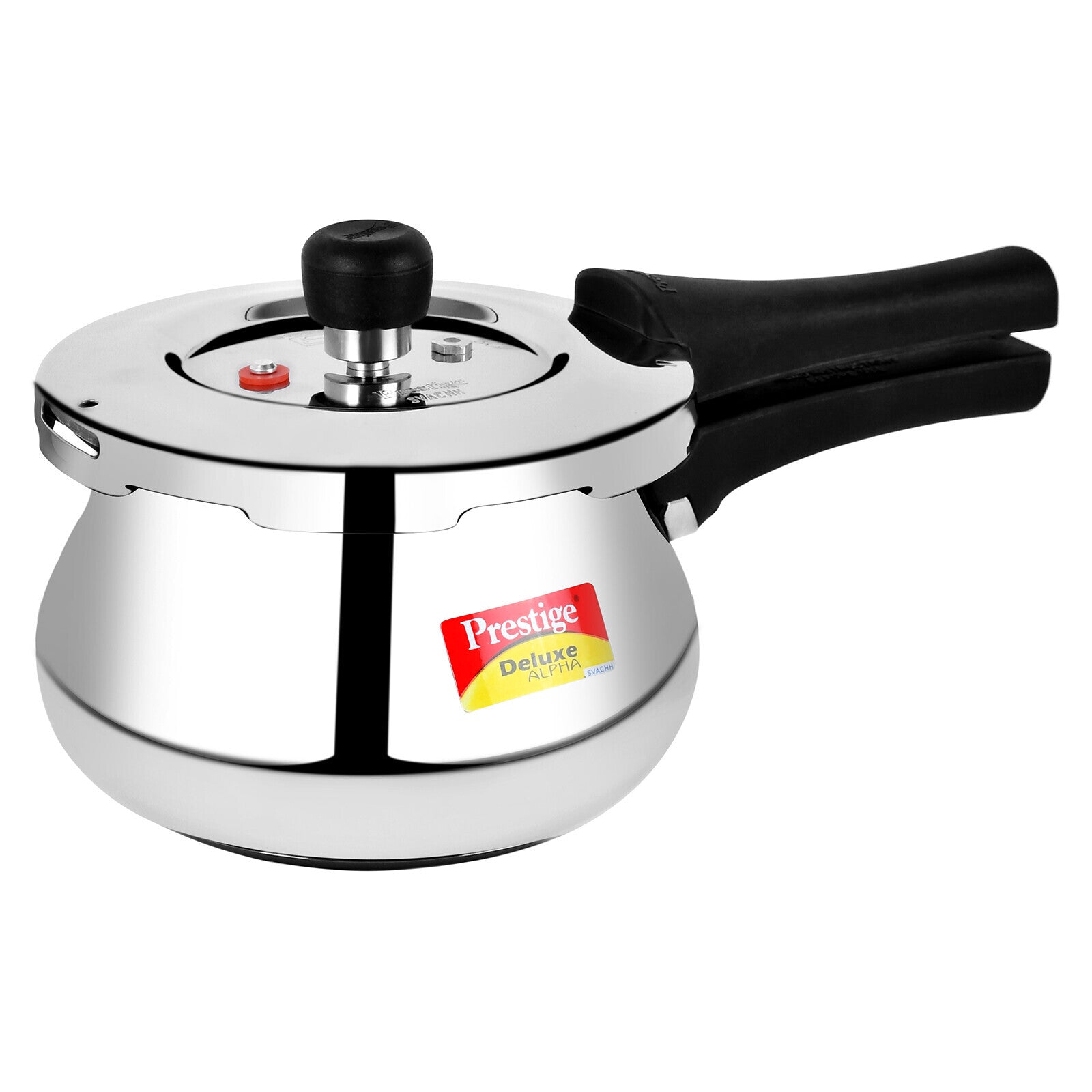 Prestige Stainless Steel Deluxe Alpha Svachh Baby Handi 2 Litre Pressure Cooker | MPD20266