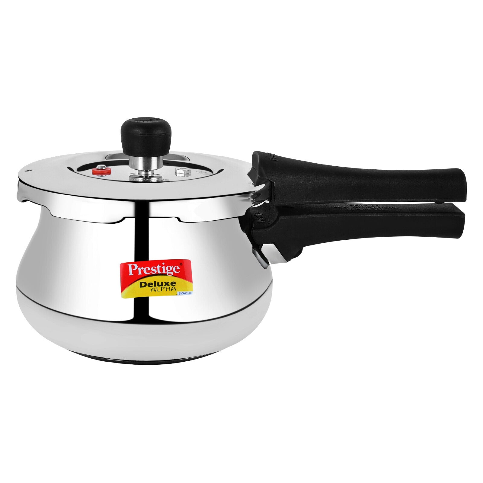 Prestige Stainless Steel Deluxe Alpha Svachh Baby Handi 2 Litre Pressure Cooker | MPD20266