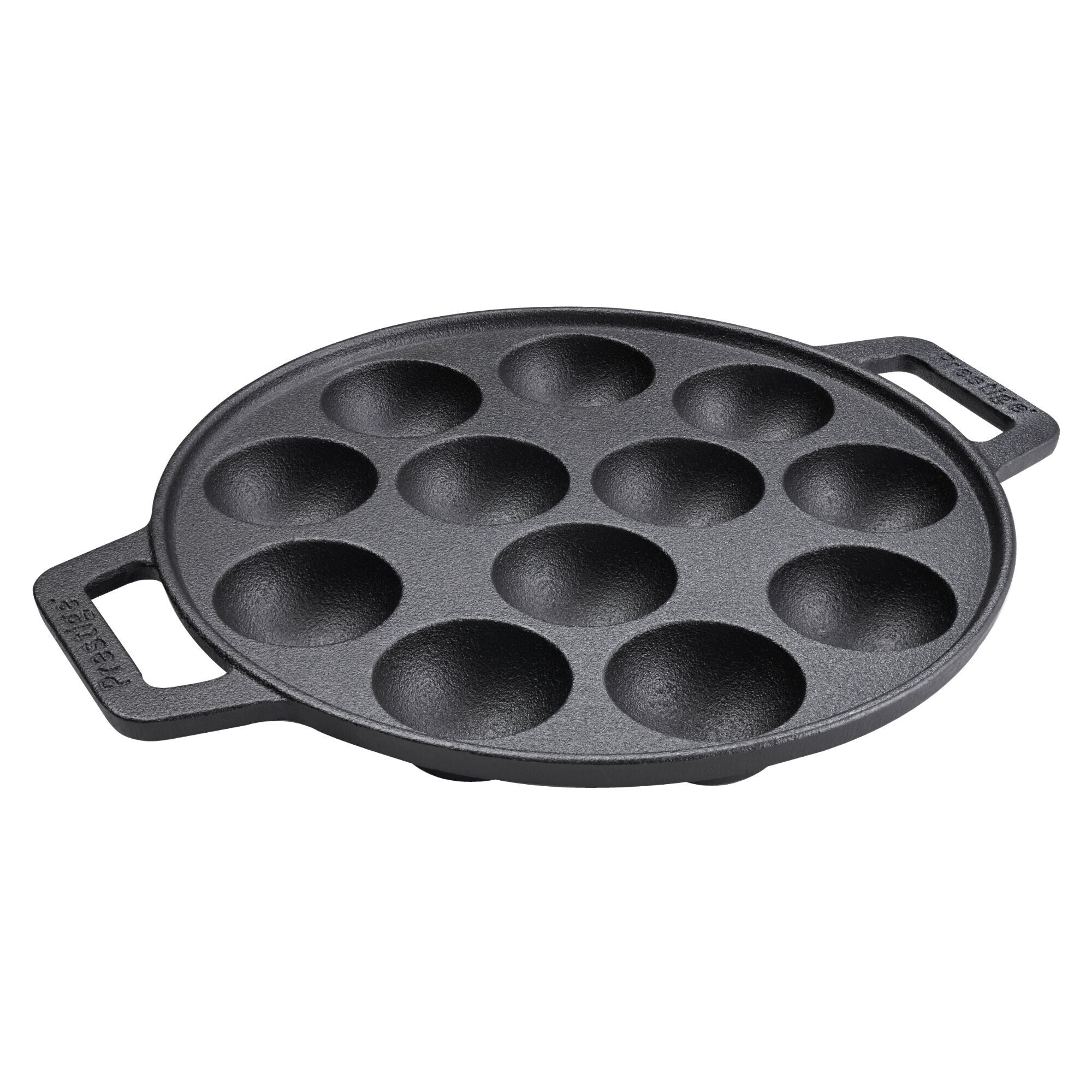 Prestige Cast Iron Pre-Seasoned Duel Handle Appam Pan 26 CM | PR48908