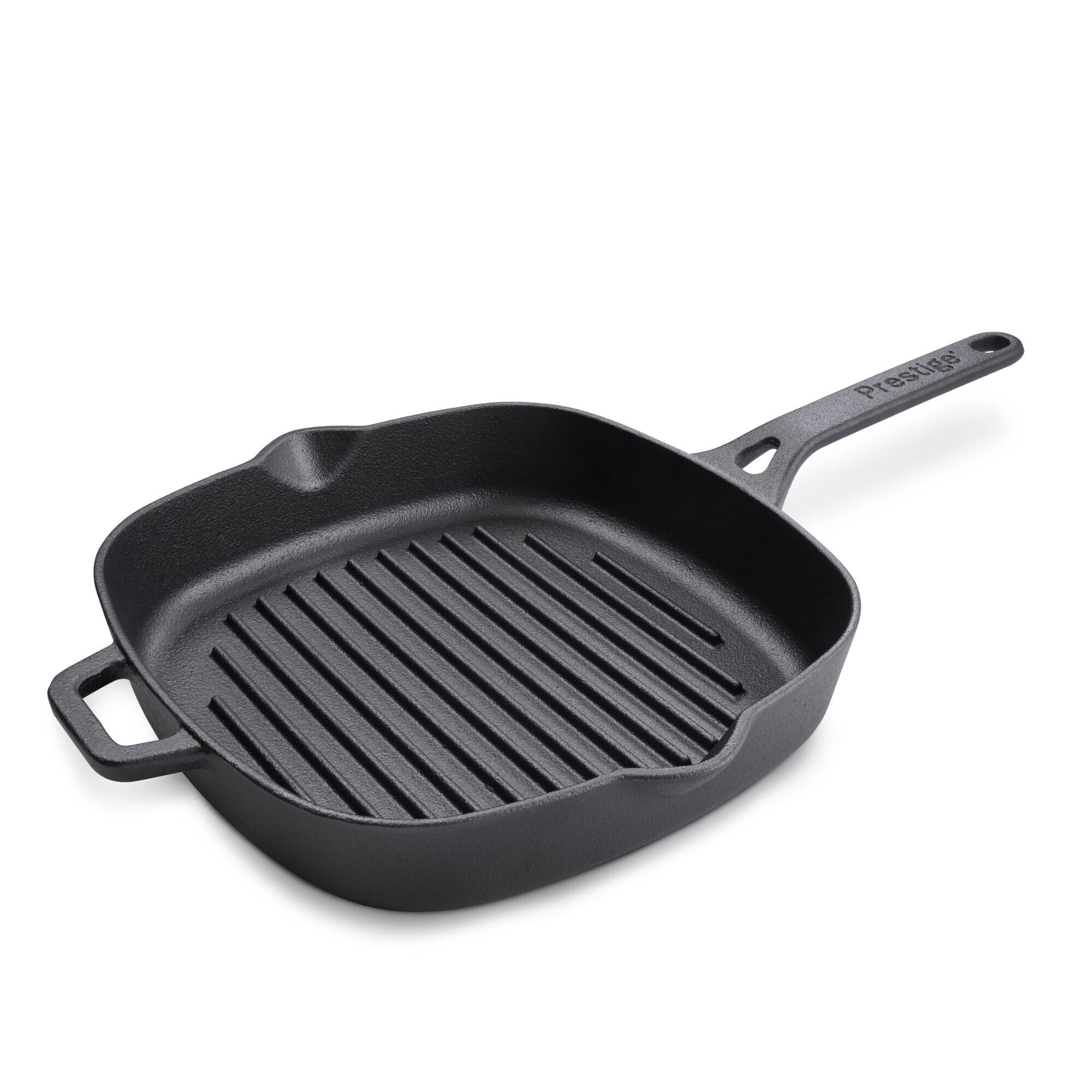 Prestige Cast Iron Pre-Seasoned Grill 24 CM | PR48897