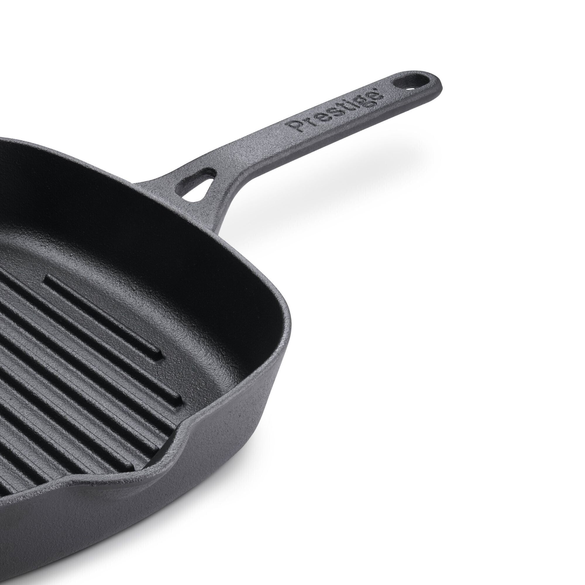 Prestige Cast Iron Pre-Seasoned Grill 24 CM | PR48897
