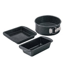 Prestige Granite 3Pcs Bakeware Set (23Cm Sq Cake Tin & 23Cm Loaf Tin / 18Cm Springform Cake Tin) | PR49078