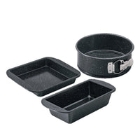 Prestige Granite 3Pcs Bakeware Set (23Cm Sq Cake Tin & 23Cm Loaf Tin / 18Cm Springform Cake Tin) | PR49078