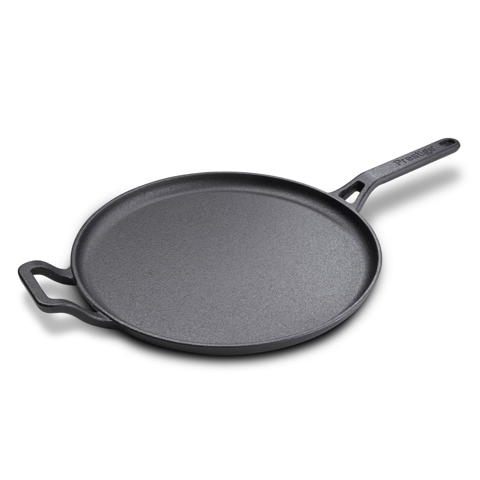 Prestige Cast Iron Pre-Seasoned Flat Tawa 28 cm | PR48885