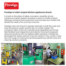 Prestige Svachh FLIP-ON SS Pressure Cooker 22 cm-5 L with Glass Lid | MPF20157