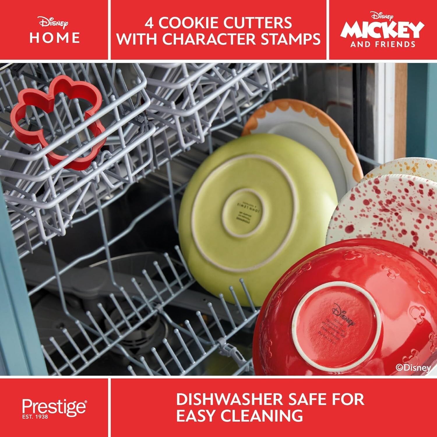 Prestige X Disney Cookie Cutters Set 4 Piece | PR48807