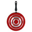 Prestige Classique Non-Stick 2Pcs Cookware Pan Set with Tools | 3X Ultra Tough Induction Compatible Frying Pan 22Cm + 28CM | Red - PR15922