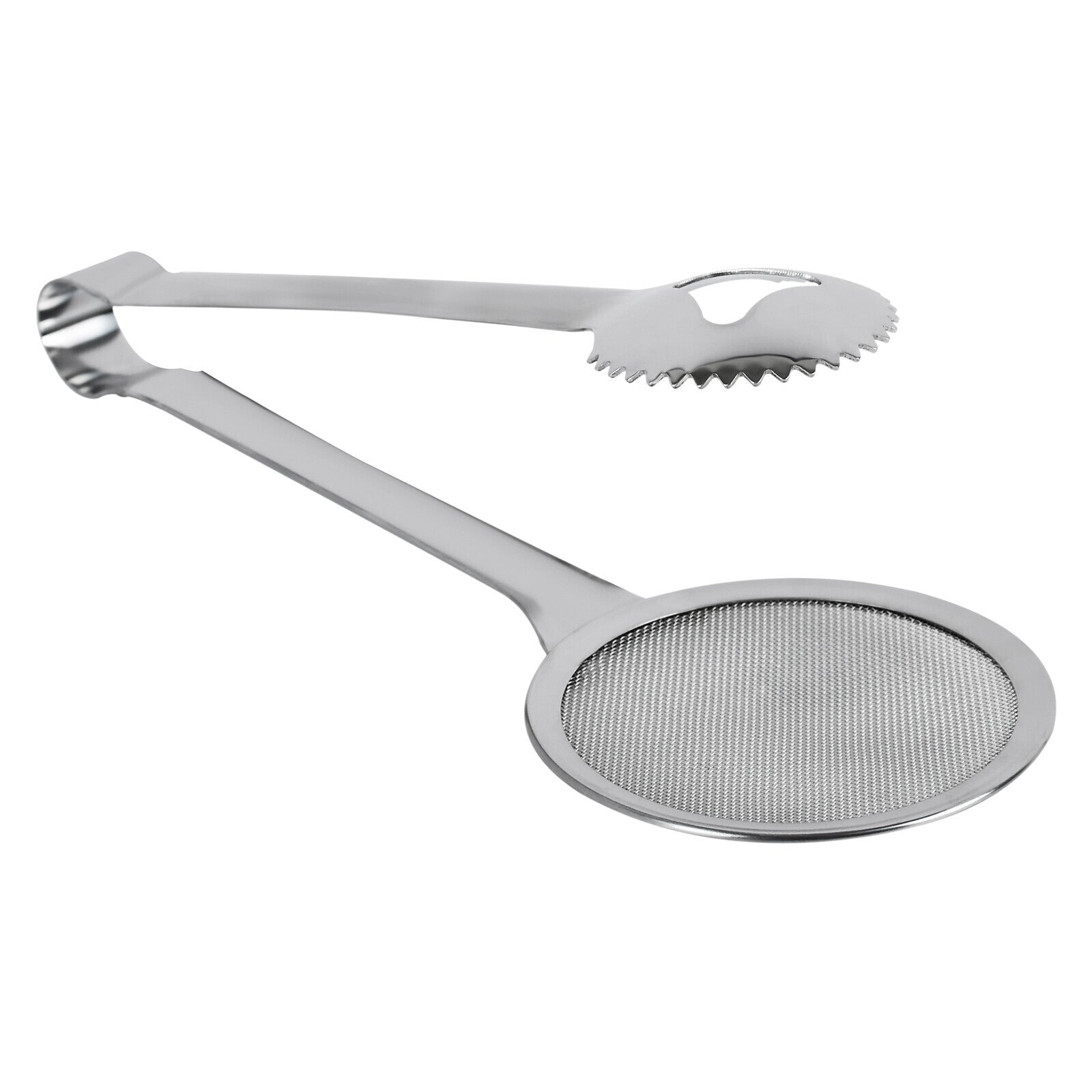 Prestige Stainless Steel Frying Tong Cum Strainer | Silver - PR81000