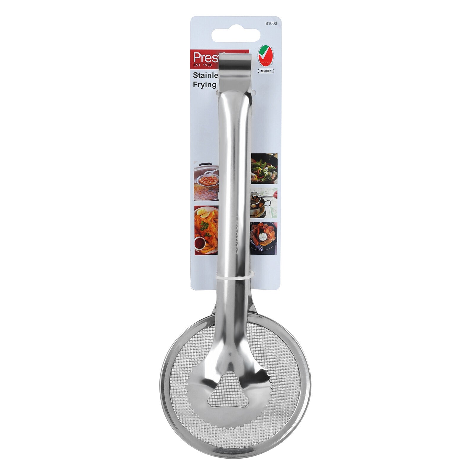 Prestige Stainless Steel Frying Tong Cum Strainer | Silver - PR81000