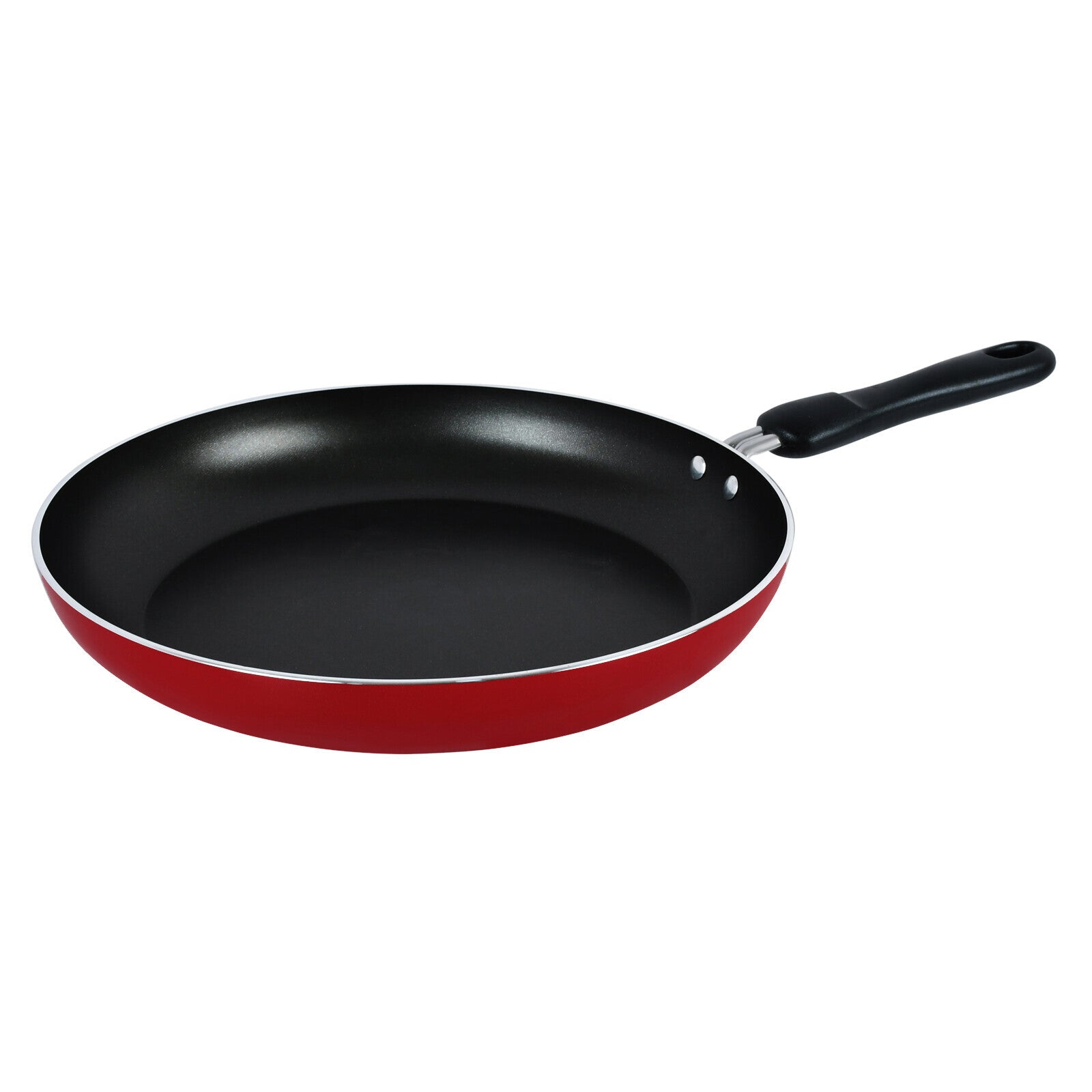 Prestige Classique Non-Stick 2Pcs Cookware Pan Set with Tools | 3X Ultra Tough Induction Compatible Frying Pan 22Cm + 28CM | Red - PR15922