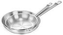 Prestige Stainless Steel 2 Pcs Fry Pan Set | Induction Compatible Frying Pan Set 22cm + 26cm | Silver - PR80982