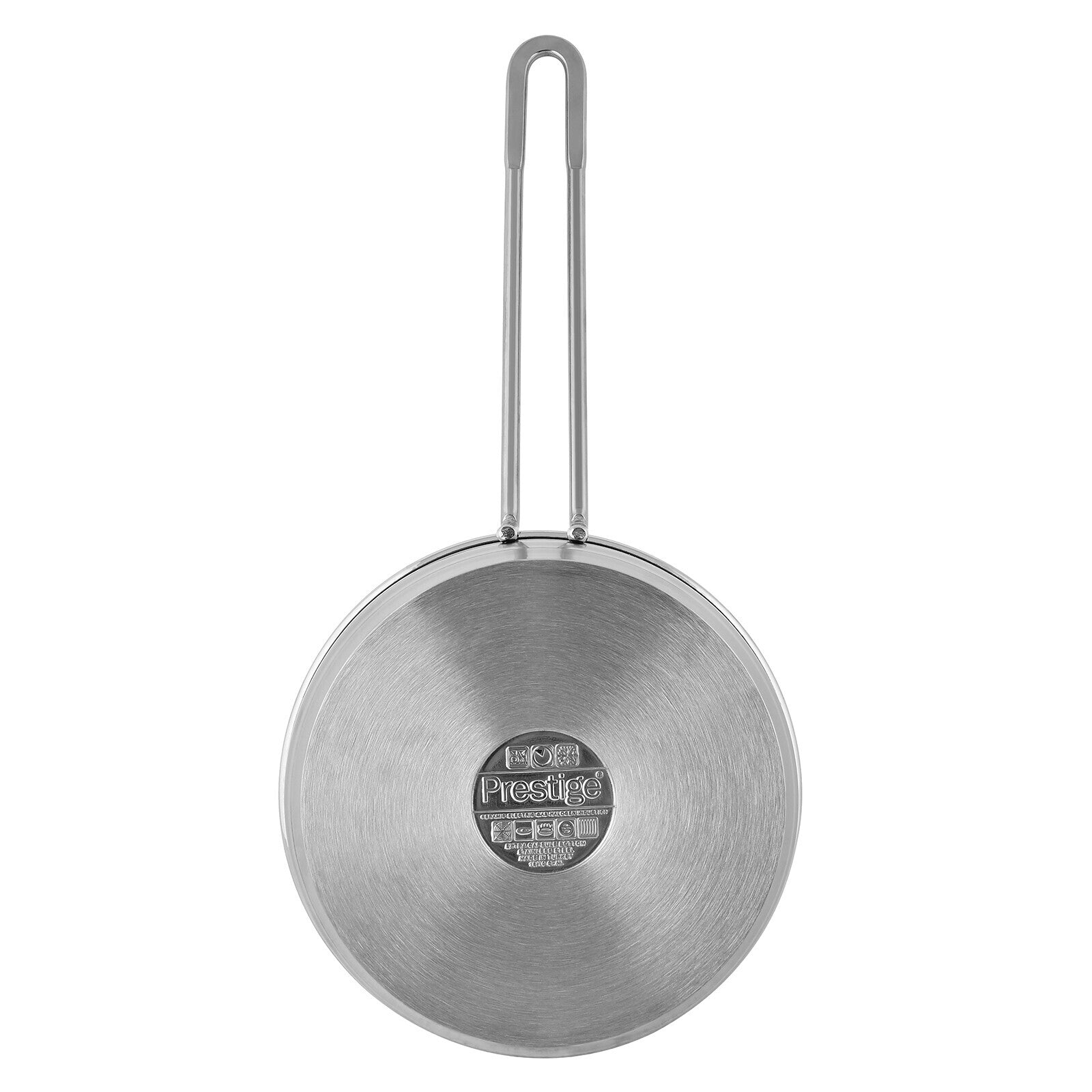Prestige Infinity Stainless Steel Sauce Pan 1 Litre 14 CM | Non- Stick| Transparent Cover Lid | Induction Compatible- Silver