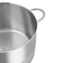 Prestige Infinity Stainless Steel Casserole with Glass Lid 26cm / 8 Ltr | Induction Compatible Covered Stockpot | Soup Pots | Silver - PR77378