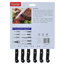 Prestige 6-Pieces Steak Knife Set with Micro Serrated Edge | Steak Knives Set with Stainless Steel Blades | PR57110