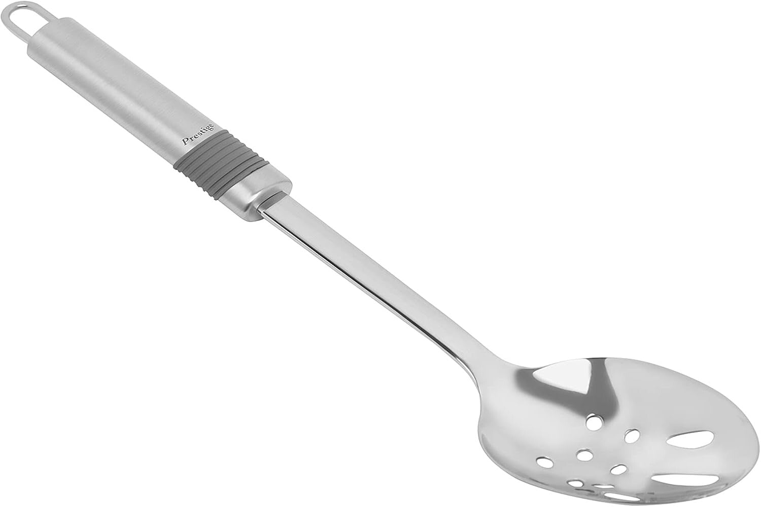 Prestige Progrip Steel Kitchen Utensils Set with Stand | Nonstick Stainless Steel Cooking Utensils Set | Kitchen Accessories | PR55185