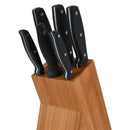 Prestige 7-Piece Knife Block Set | Stainless Steel Kitchen Knives with Scissors & Wooden Block | PR56022