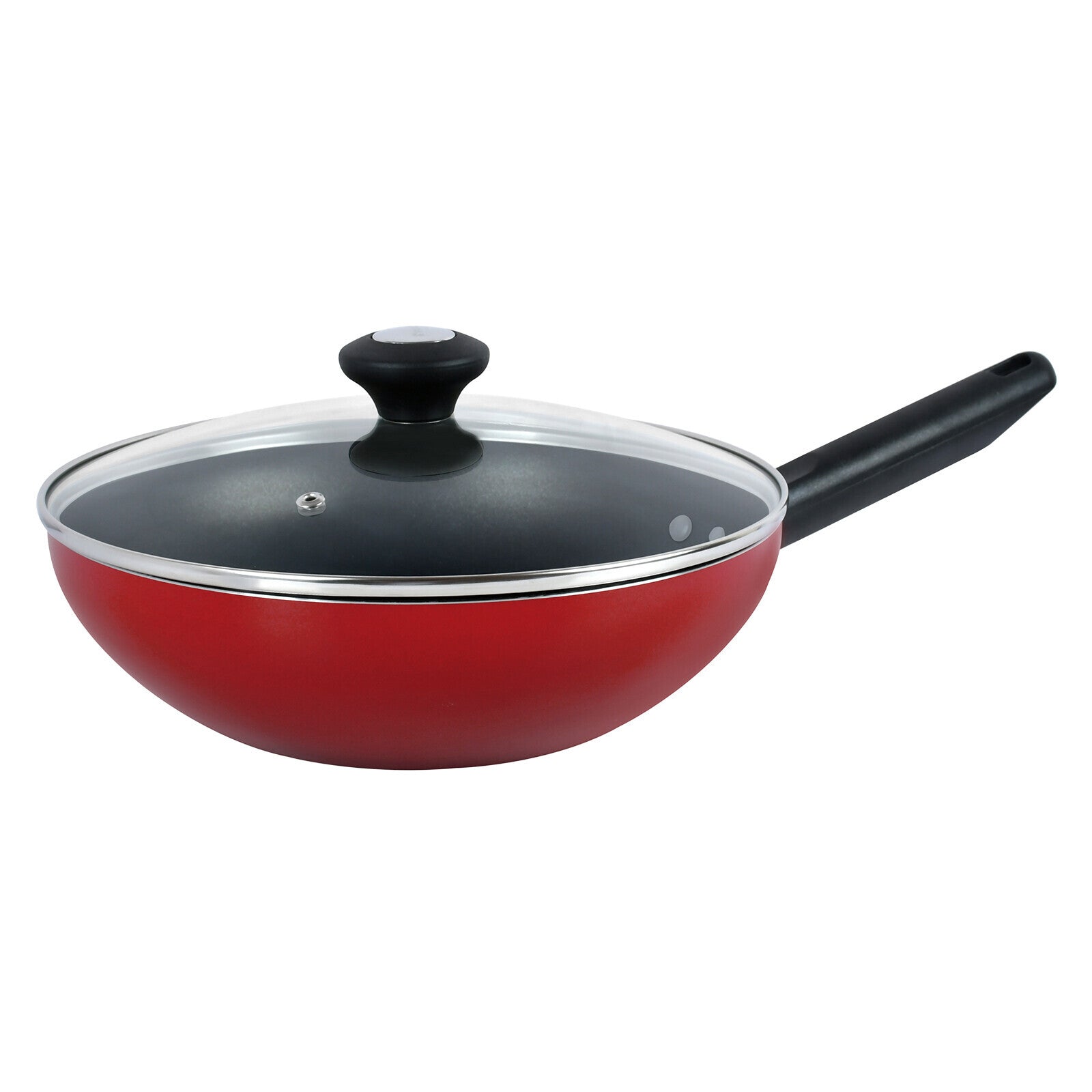 Prestige Classique Non-Stick Wok with Glass Lid 12 L / 30cm | 3X Ultra Tough Wok with Lid | PR20980