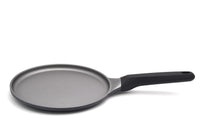 Prestige Essentials Flat Tawa 24cm | Non-Stick Granite Coating Dosa Pan | Induction Base Tawa Pan for Dosa/Roti/Chapati with Stick Handle | Black - PR81166