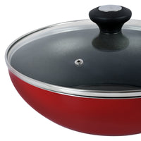Prestige Classique Non-Stick Wok with Glass Lid 12 L / 30cm | 3X Ultra Tough Wok with Lid | PR20980