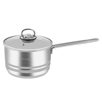 Prestige Infinity Stainless Steel Sauce Pan 2.5 Ltr, 18 cm | Induction Compatible Covered Sauce Pan | PR77373
