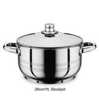 Prestige Infinity Stainless Steel Cookware Set 9Pcs | Induction Compatible Cooking Pots and Pans Set | Cooking Set with Glass lids | Silver - PR7001